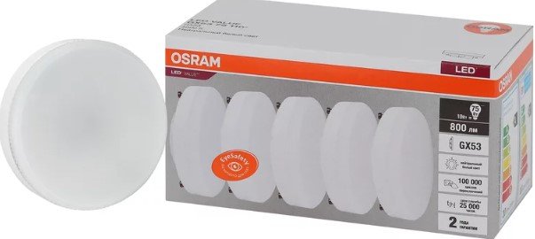 

Светодиодная лампочка Osram LED Value 4058075584174 (5 шт)