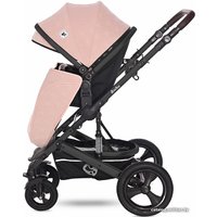 Универсальная коляска Lorelli Boston 2021 (2 в 1, розовый, звезды)