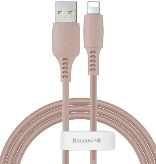 

Кабель Baseus CALDC-04 USB Type-A - Lightning (1.2 м, розовый)