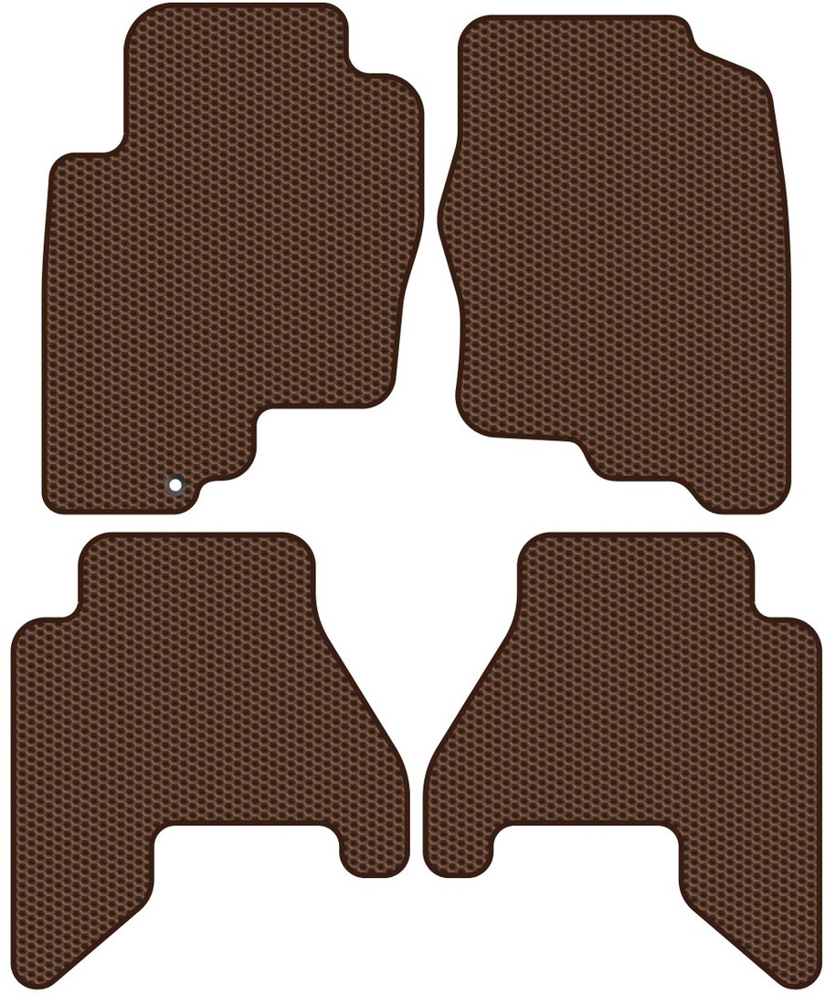 

Комплект ковриков для авто Alicosta Nissan Pathfinder III (suv 7 мест / R51) 2004 - 2009 (коричневый, сота)