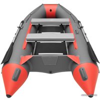 Моторная лодка Roger Boat Hunter Keel 3500 (малокилевая, графит/красный)