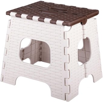 Табуретка Альтернатива Плетенка малый М7097 (бежевый/коричневый)