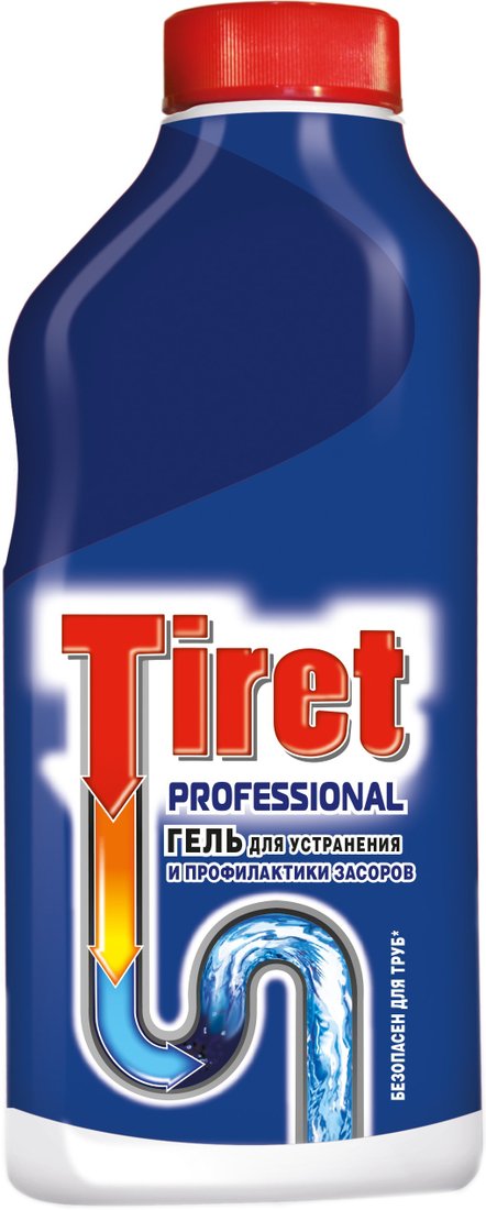 

Средство для труб Tiret Professional 0.5 л