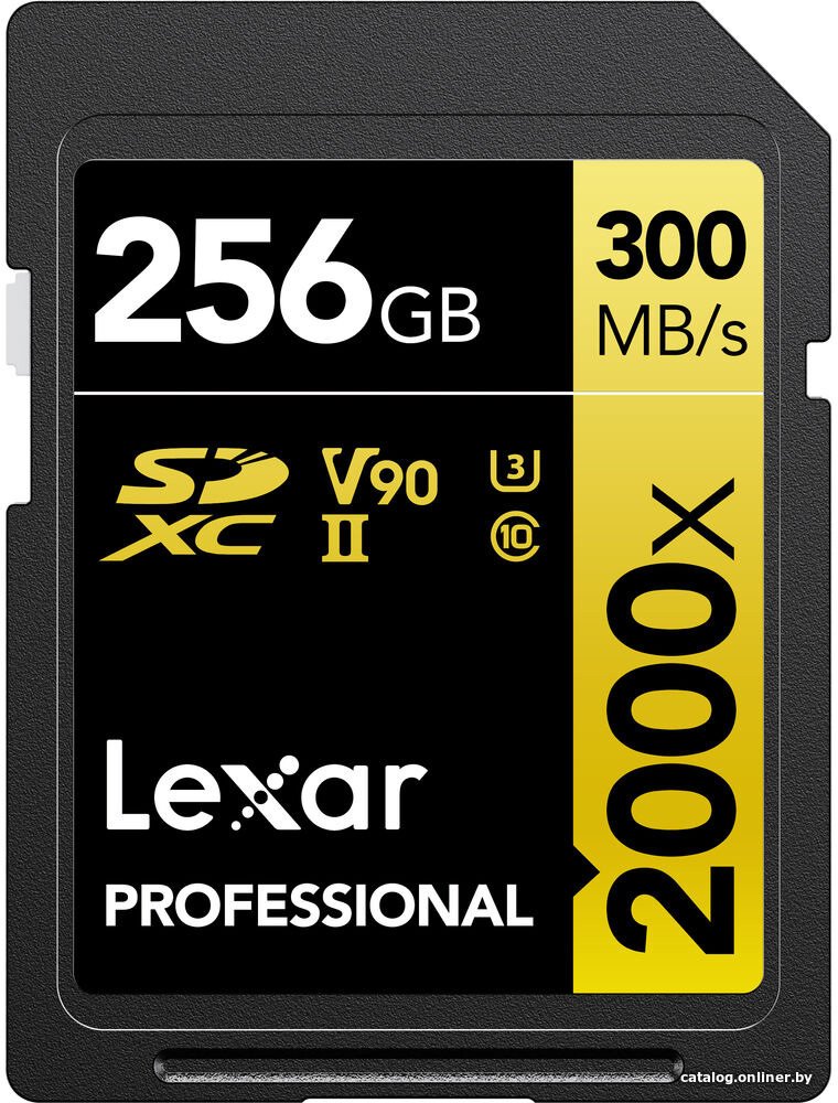 Карта памяти Lexar Professional 2000x SDXC LSD2000256G-BNNNG 256GB