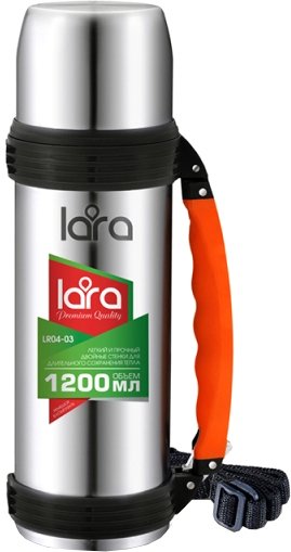 

Термос Lara LR04-03 1.2л (серебристый)
