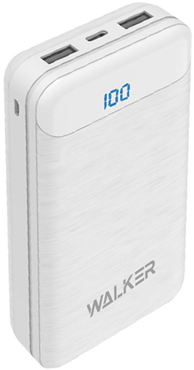 

Внешний аккумулятор Walker WB-525 20000 mAh (белый)