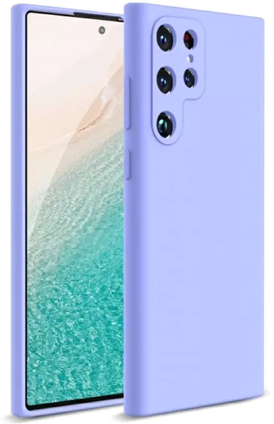 

Чехол для телефона KST Silicone Cover для Samsung Galaxy S23 Ultra (фиалковый с закрытым низом)