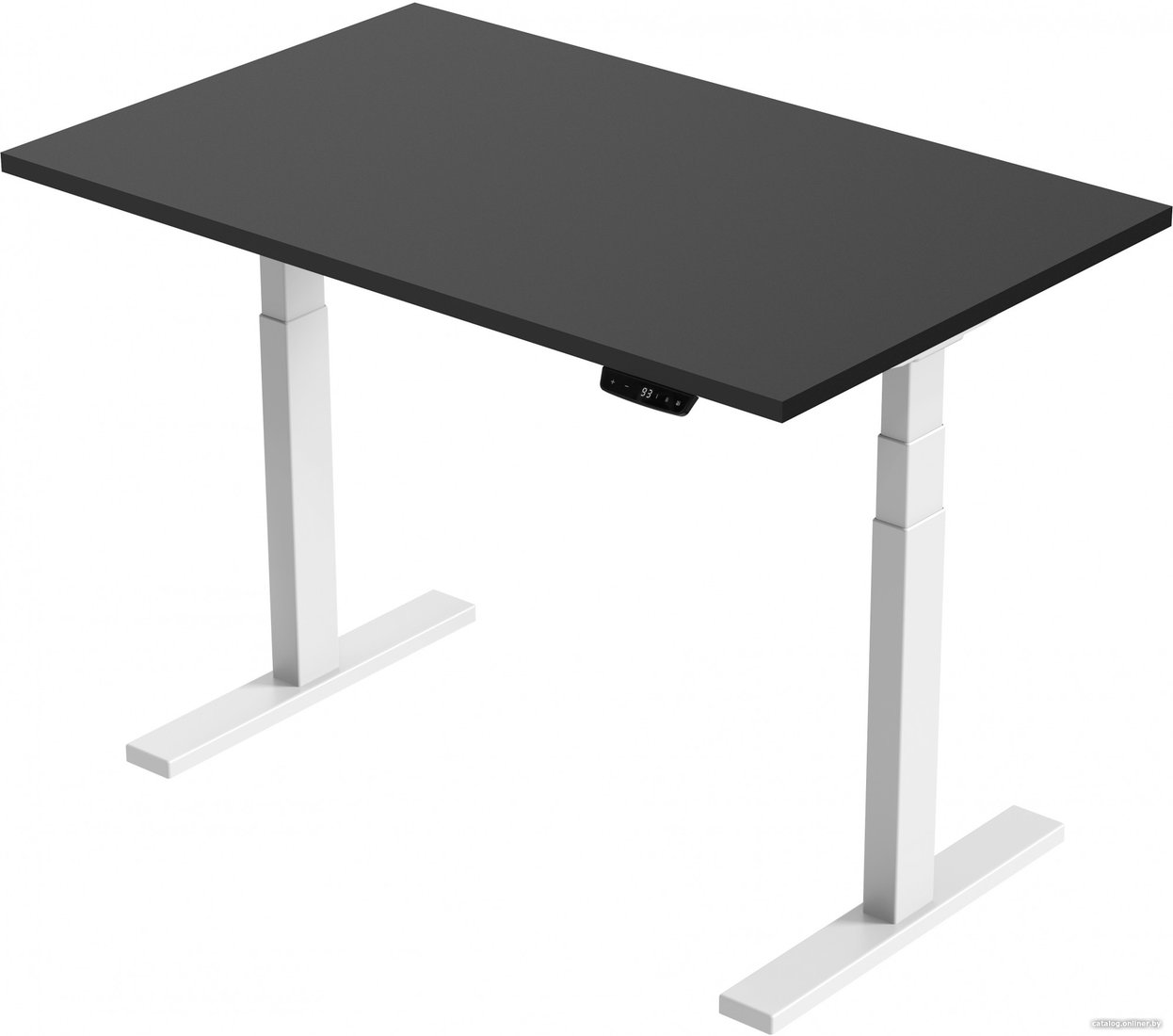 Стол с регулировкой высоты Smartstol 140x80x3.6 (белый/черный)