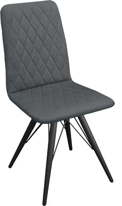 

Стул Трия Стенли К3 (черный муар/микровелюр Jercy Graphite)
