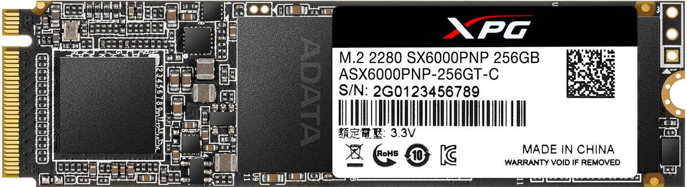 

SSD ADATA XPG SX6000 Pro 256GB ASX6000PNP-256GT-C