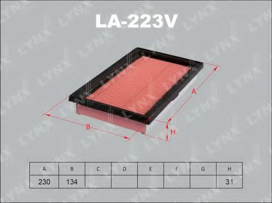 

Воздушный фильтр LynxAuto LA223V