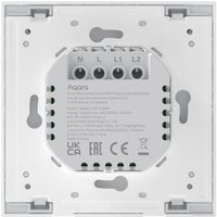 Выключатель Aqara Smart Wall Switch H1 двухклавишный c нейтралью (графит)