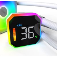 Система жидкостного охлаждения для процессора Montech HyperFlow Digital 360 (белый) в Гродно