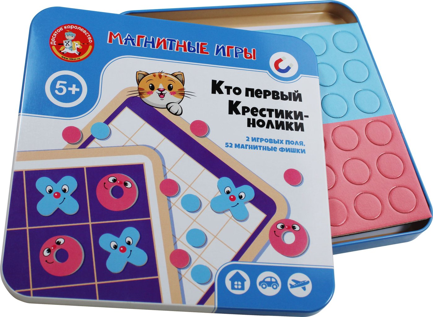 

Настольная игра Десятое королевство Кто первый и Крестики нолики 04301