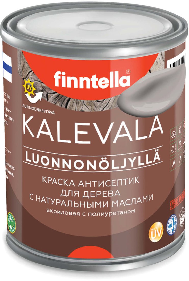 

Краска Finntella Kalevala Laventeli Pitsi F-13-1-1-FL105 0.9 л (серый)