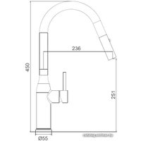 Смеситель Gappo G4398-46
