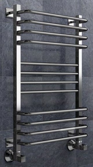 

Полотенцесушитель Маргроид Вид 9/10 премиум профильный нижнее подключение 80x50