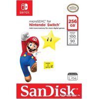 Карта памяти SanDisk Nintendo Switch Licensed Card Super Mario Edition microSDXC 256GB SDSQXAO-256G-GN3ZN