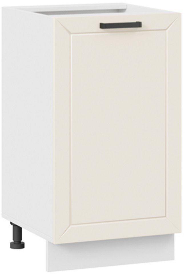 

Шкаф напольный Трия Лорас 1Н45 (белый/холст брюле)