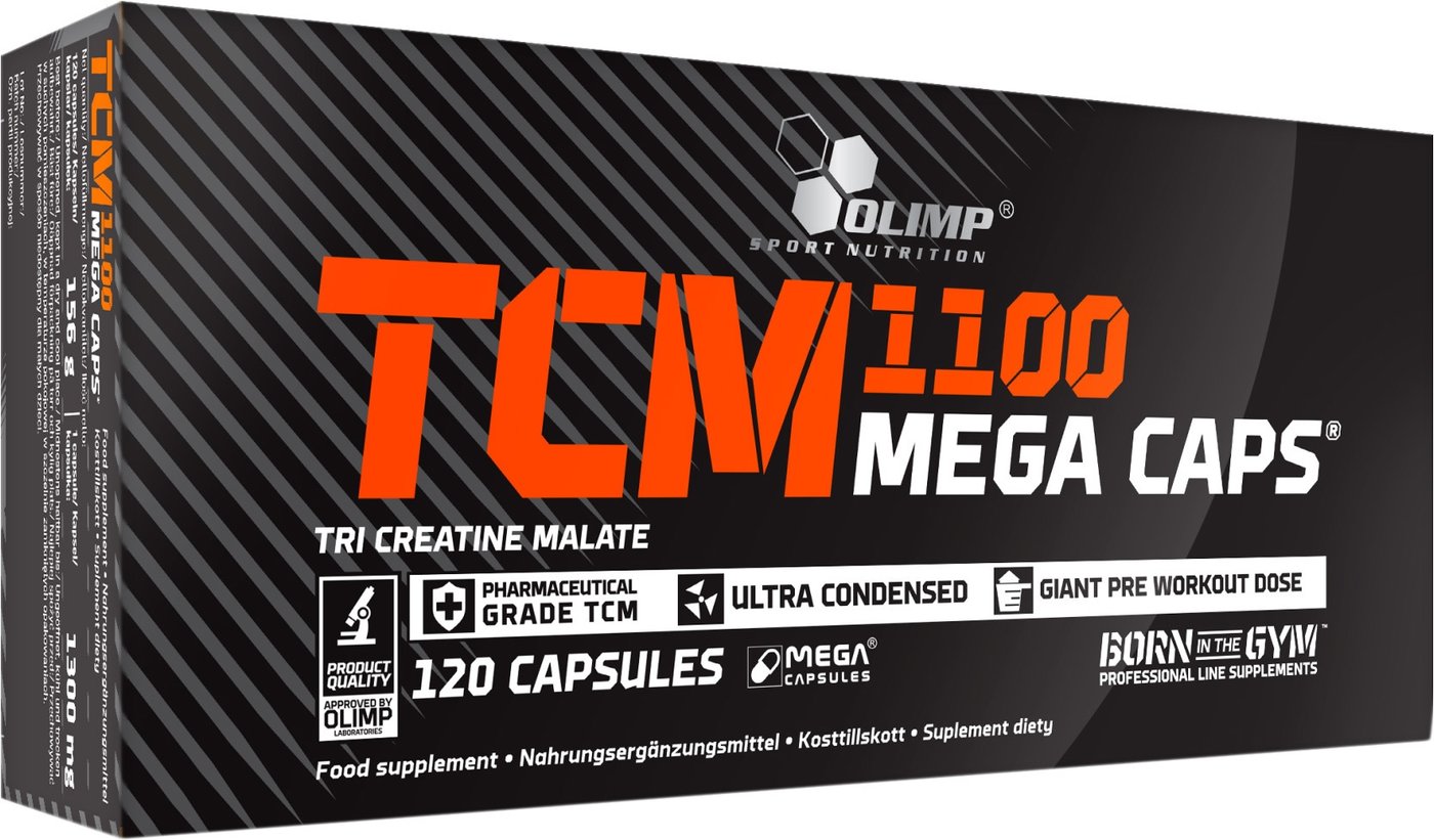 

Креатин малат Olimp Tcm 1100 Mega Caps (120 капсул)
