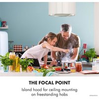 Кухонная вытяжка Klarstein Barett island (белый)