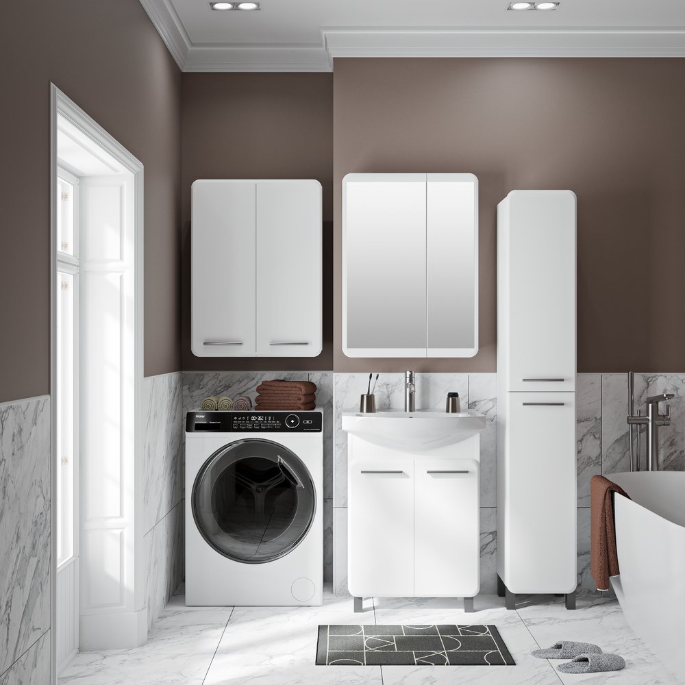 

Runo Тумба с умывальником Runo Эрика 50 + Элеганс 50 (напольная)