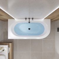 Ванна Lauter Bliss 150 L 21201051L (с черным подголовником)