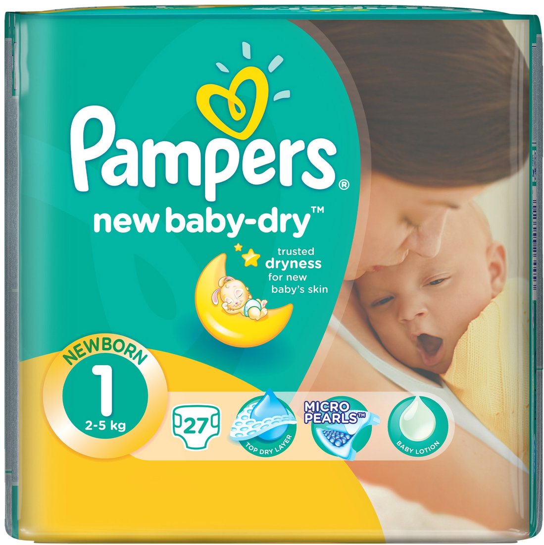 

Подгузники Pampers New Baby-Dry 1 Newborn (27 шт)