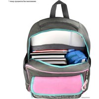 Школьный рюкзак Феникс+ Кролокед 59261 (серый/розовый)