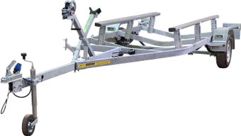 Одноосный прицеп Вектор ЛАВ 81014АB ложементы (L-5948)