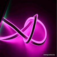 Гибкий неон LEDPremium LP SMD2835, 120led/m, 12V, 8х16мм 620729 (розовый)