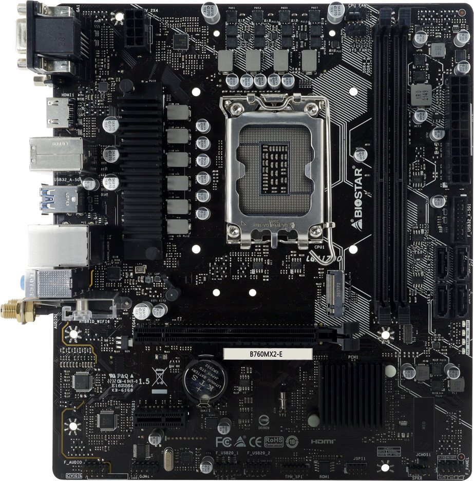 

Материнская плата BIOSTAR B760MX2-E Ver. 6.0