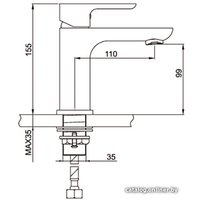 Смеситель с лейкой для биде Gappo Noar G1048-1