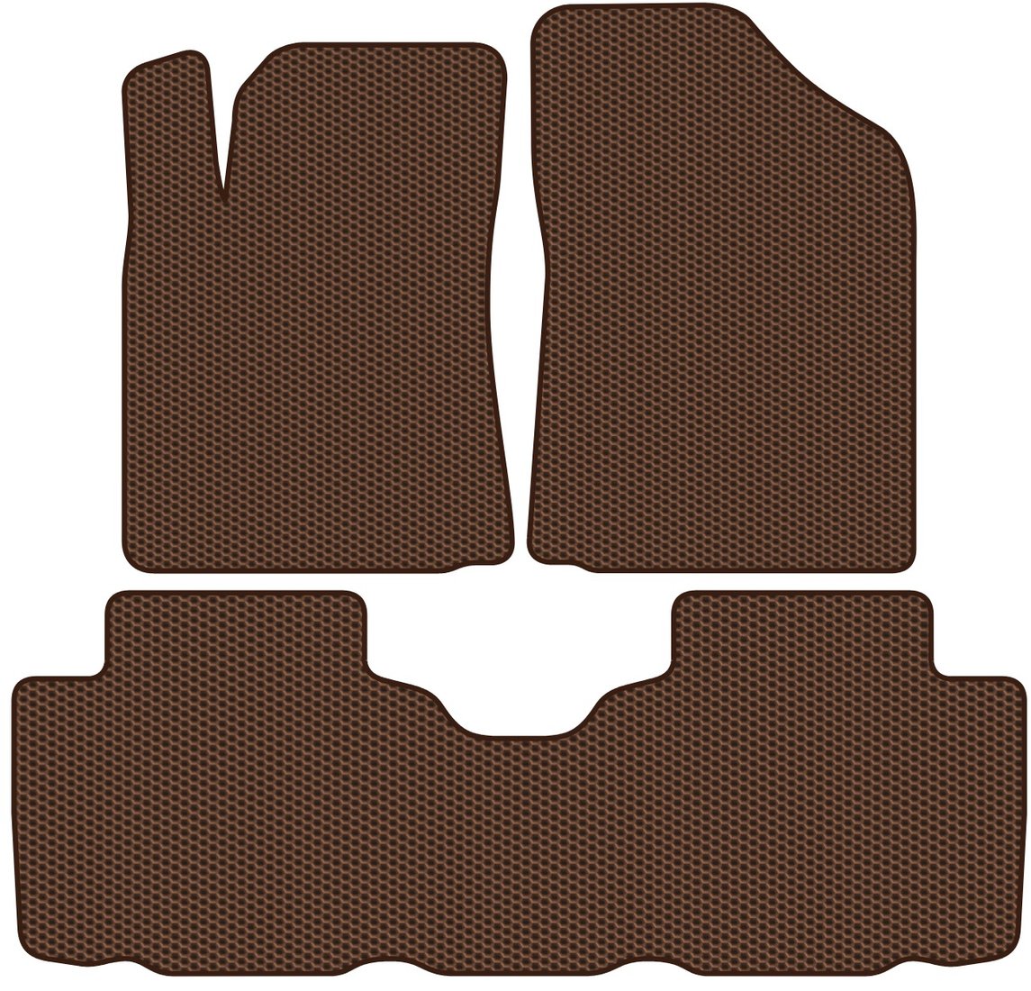 

Комплект ковриков для авто Alicosta Changan CS75 I (suv / SUV) 2018 - Н.В. (коричневый, сота)