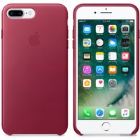 Чехол для телефона Apple Leather Case для iPhone 7 Plus Berry [MPVU2]