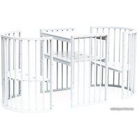 Кроватка-трансформер Bambini М.01.10.14 (белый)