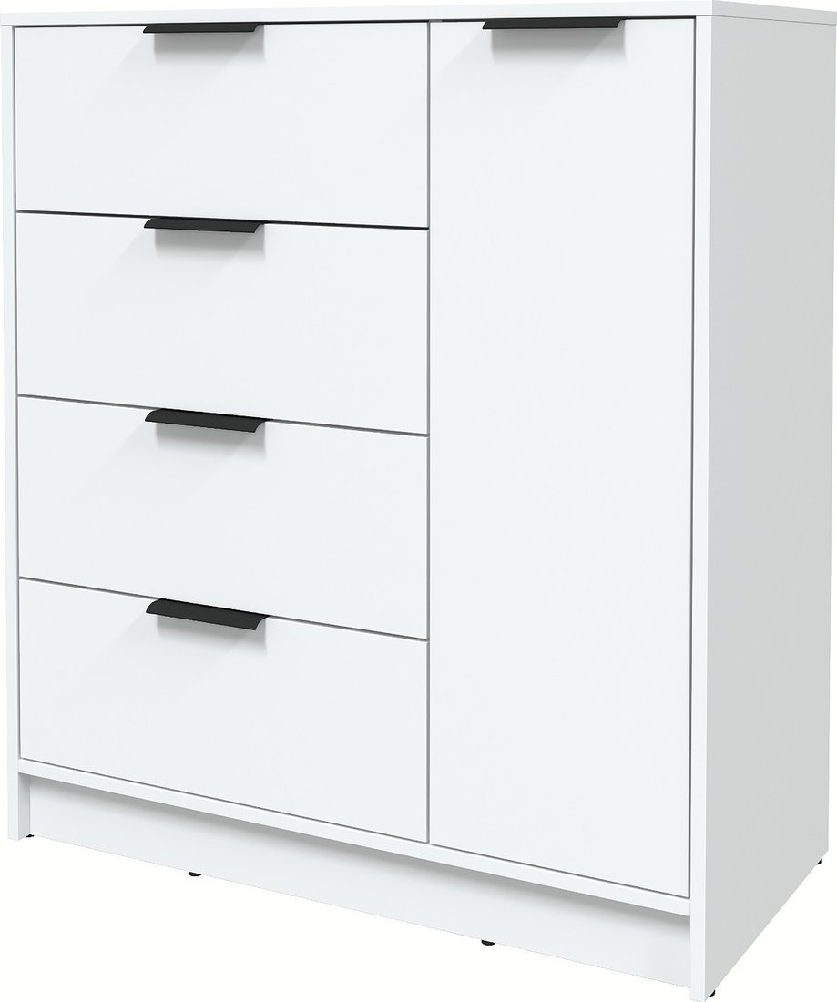 

Тумба Интерлиния Концепт КТ-Т90 Глосс (белый платинум/белый)