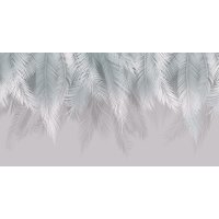 Фотообои Citydecor Пальмовые листья 546x265 бирюзовый/серый в Гомеле