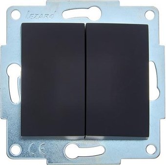 Выключатель Lezard Asti 7081-4288-101 (черный бархат)