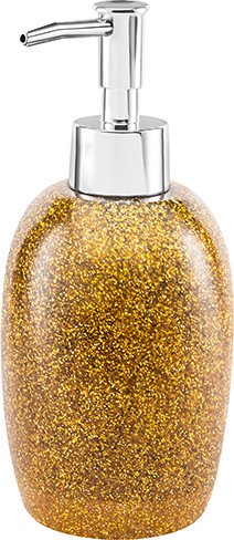 

Дозатор для жидкого мыла Elan Gallery 240587 (золотой глиттер)