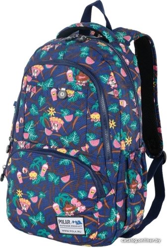 Городской рюкзак Polar 18263L (синий/розовый)