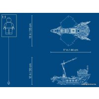 Конструктор LEGO Ninjago 71705 Летающий корабль Мастера Ву