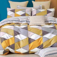 Евро комплект постельного белья Alleri Сатин Premium евро max СП-269