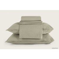 1.5-спальный комплект постельного белья Arya Natural Stone Washed 8680943227270 (капучино)