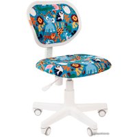 Компьютерное кресло CHAIRMAN Kids 106 (белый/зоопарк)