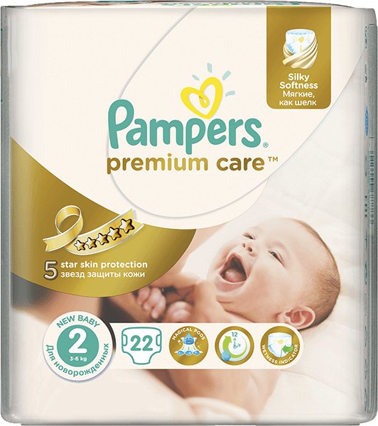 

Подгузники Pampers Premium Care 2 Mini (22 шт)
