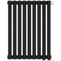 Стальной трубчатый радиатор Сунержа Эстет-11 EU50 500х405 9 секций (матовый черный)