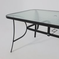 Набор садовой мебели AksHome Sunbeam (серый/черный)