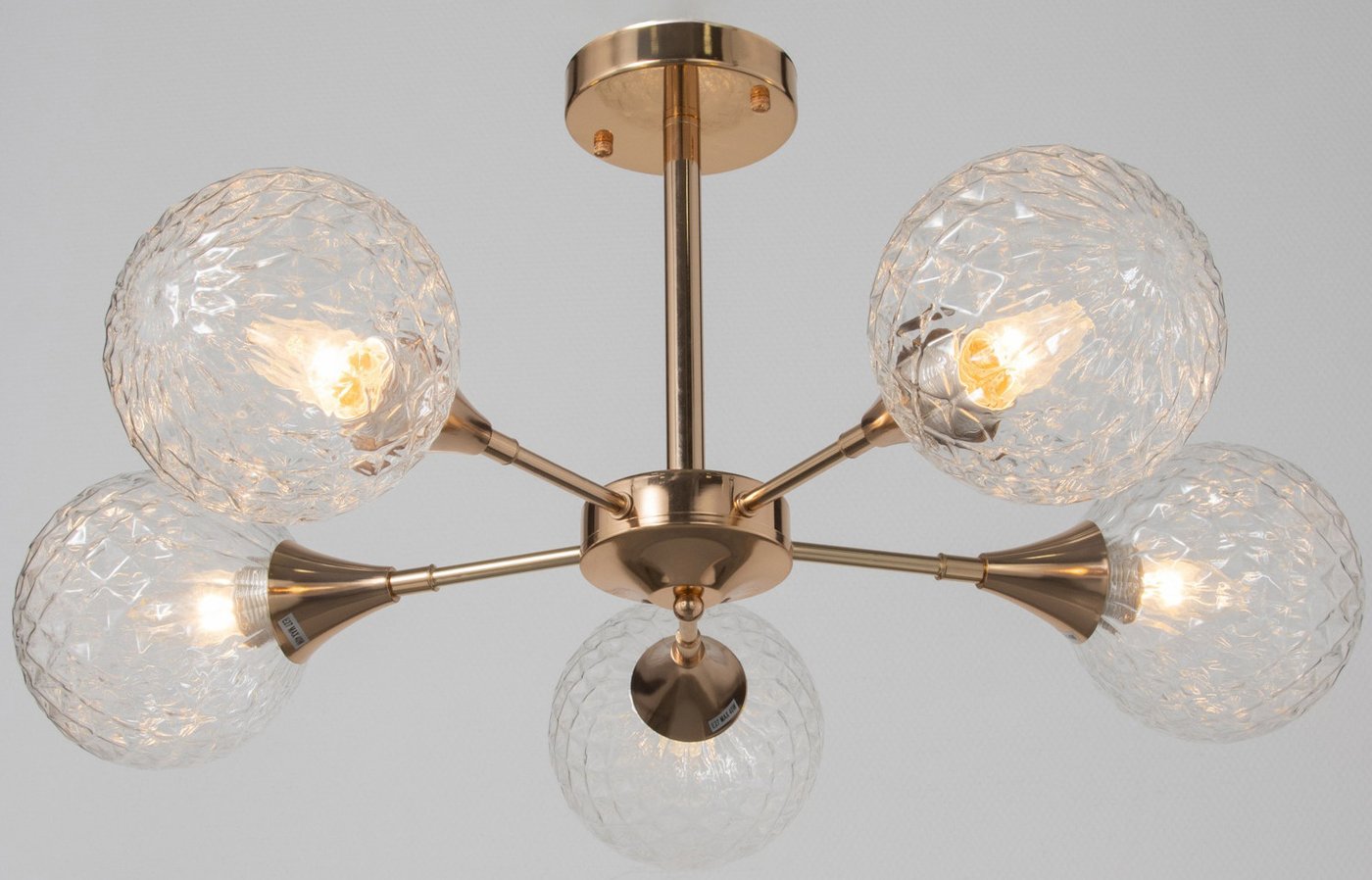 

Люстра средней высоты BayerLux Лос-Анджелес 10777182 (золото)