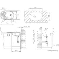 Кухонная мойка TEKA DR 77 1B 1D (40127301)